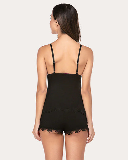 Floral Lace Camisole Set